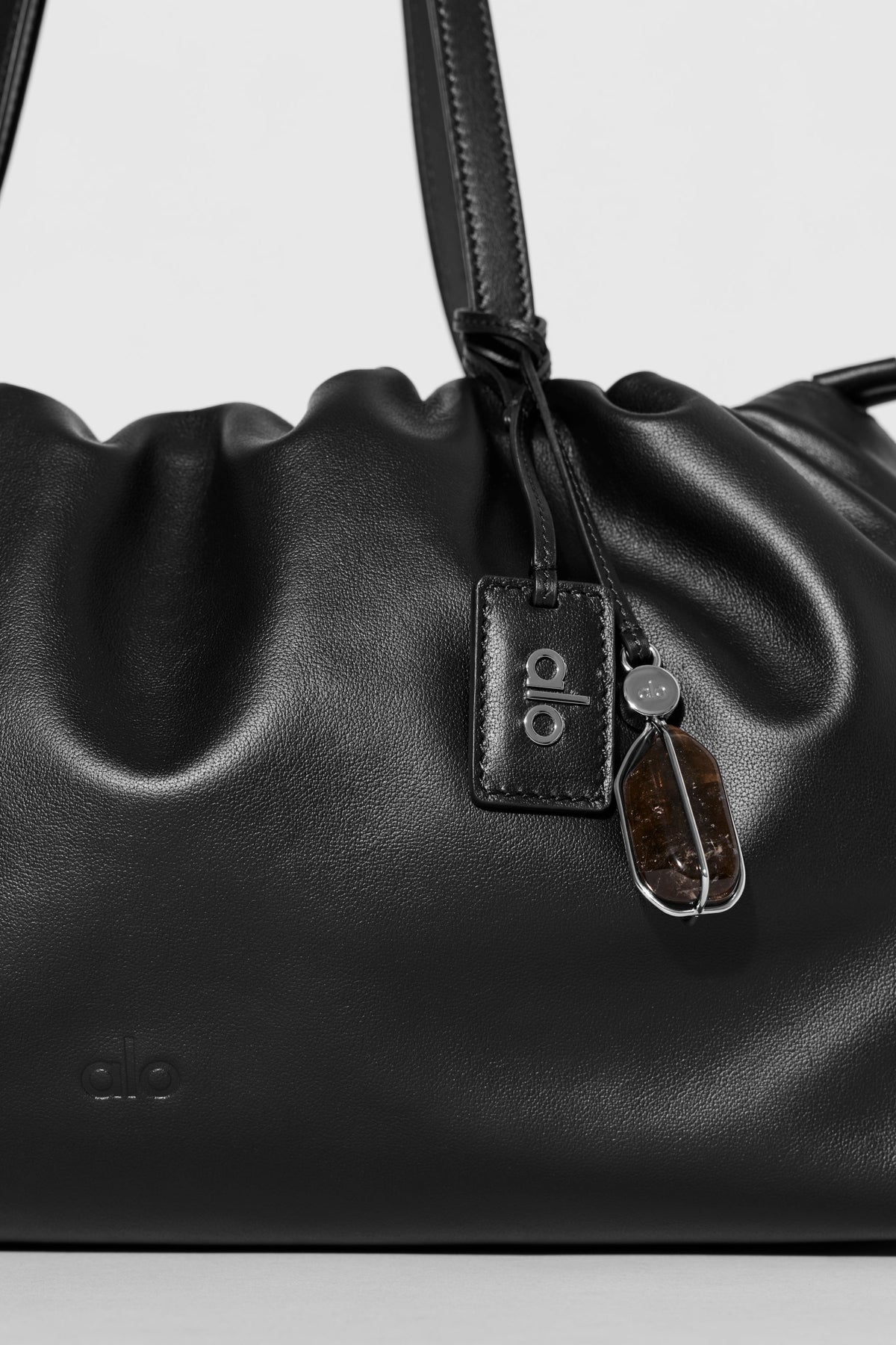 ALO Unwind Cinch - Black Leather