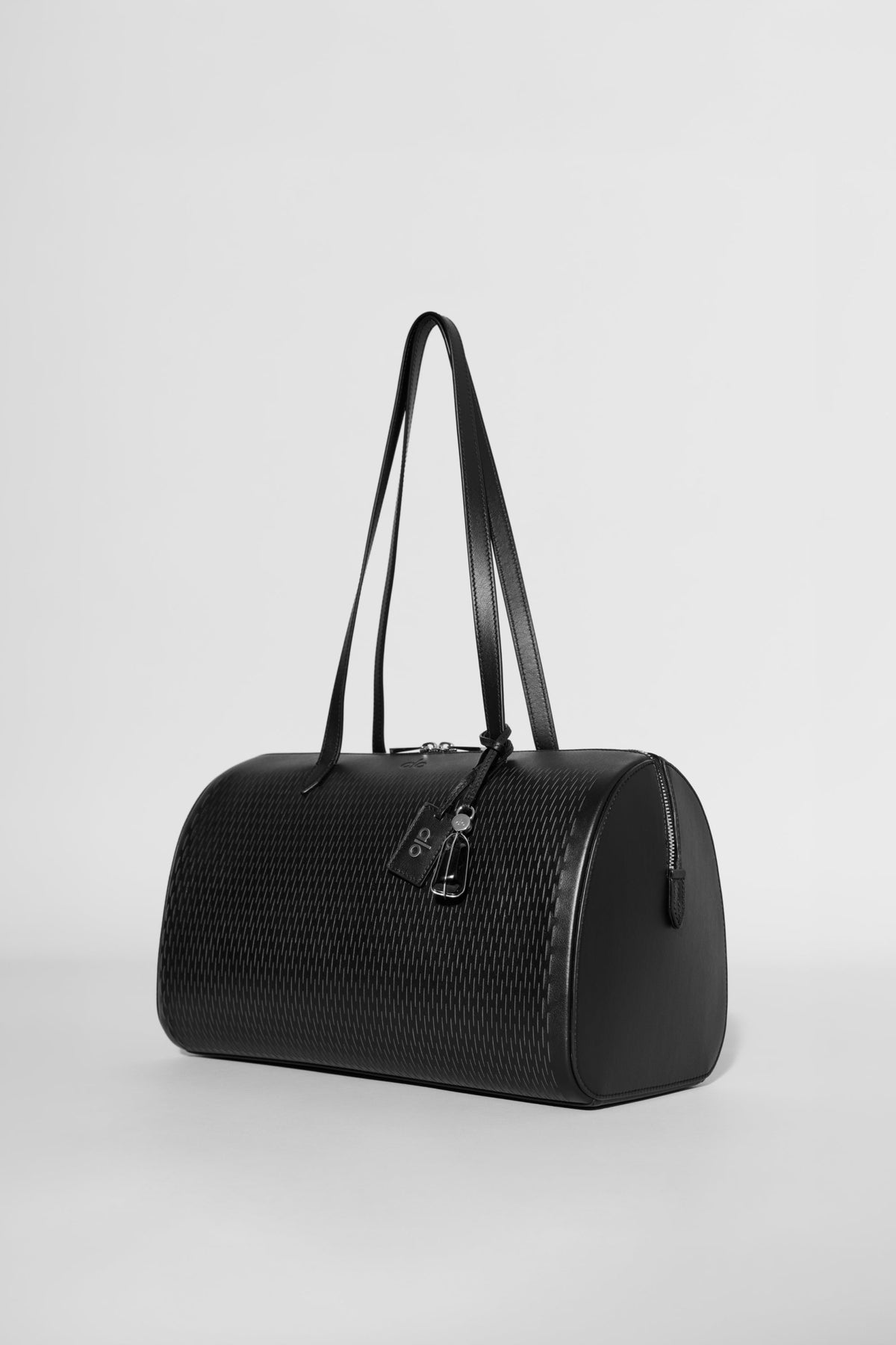 ALO Leather Mesh Shoulder Voyage - Black Leather Mesh