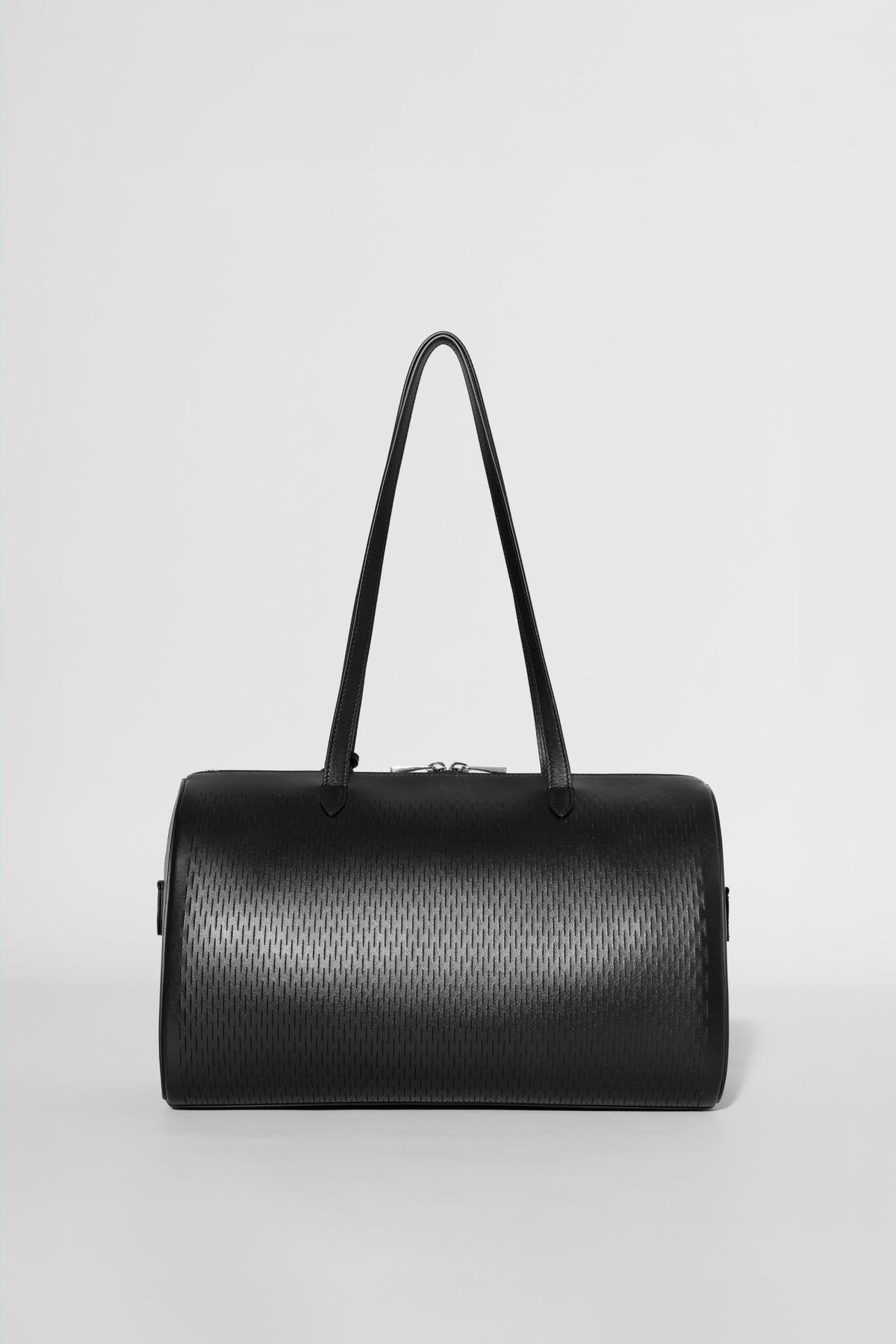 ALO Leather Mesh Shoulder Voyage - Black Leather Mesh