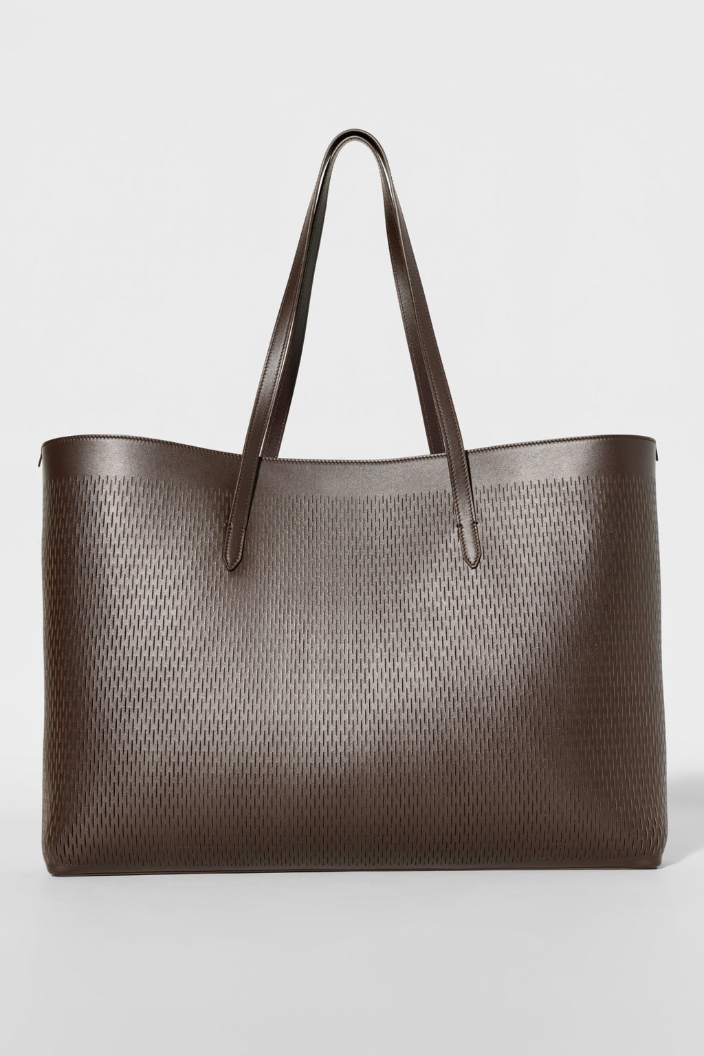 ALO Leather Mesh Tranquility Tote - Espresso Leather Mesh