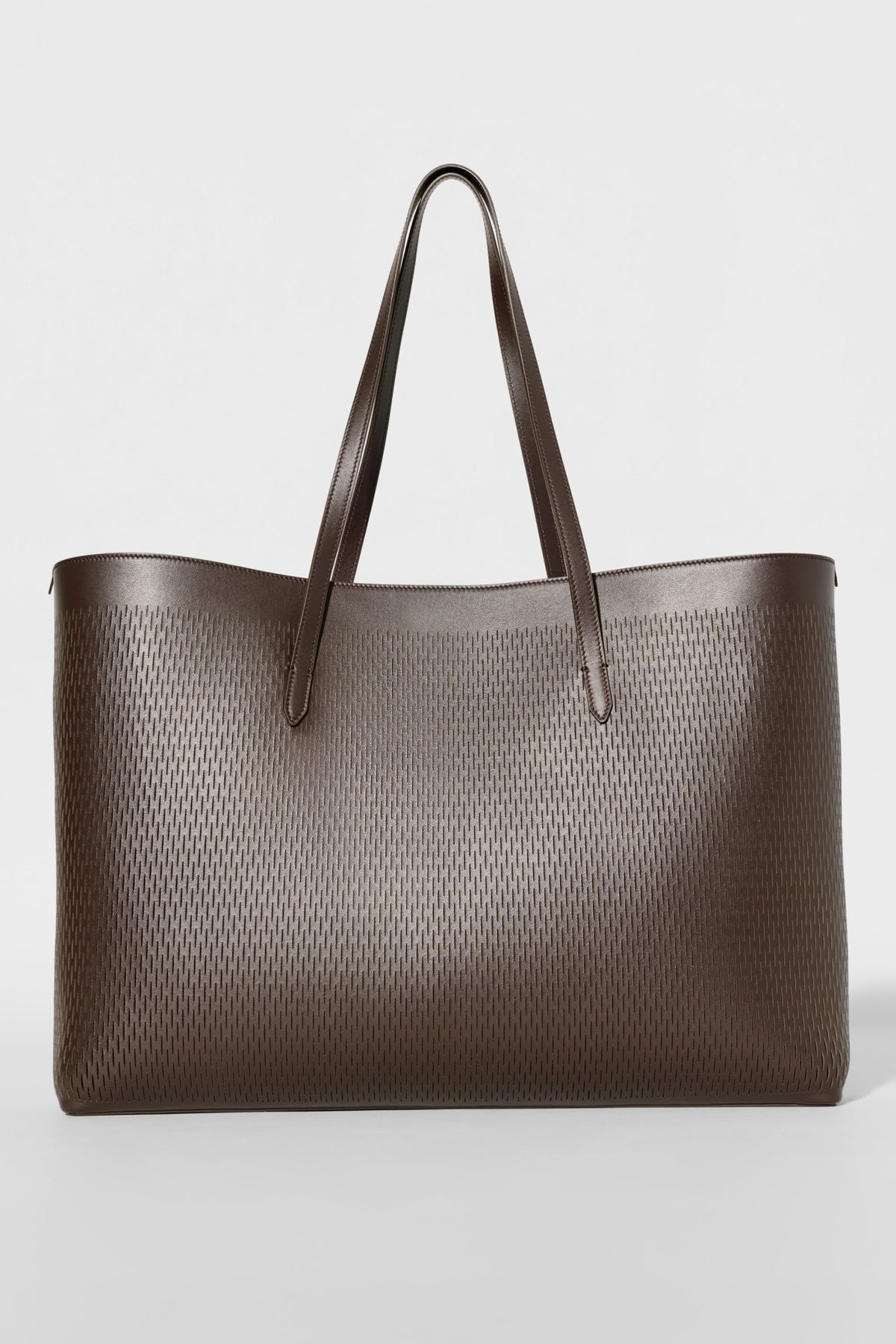 ALO Leather Mesh Tranquility Tote - Espresso Leather Mesh