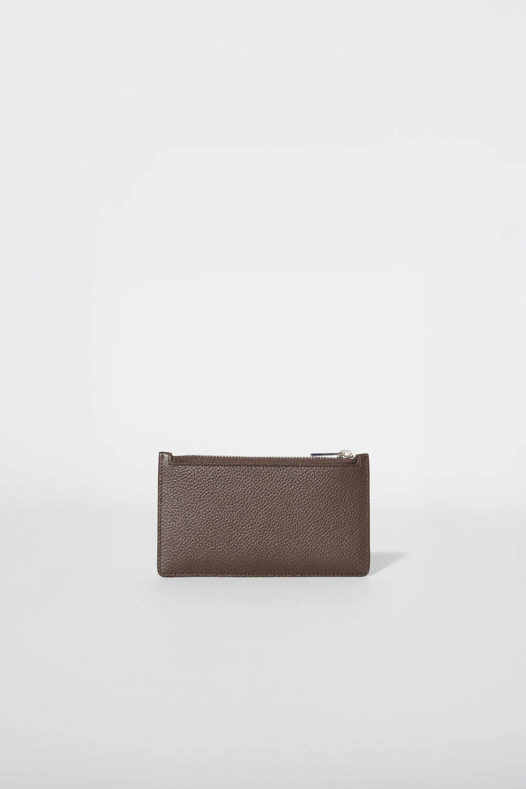 Zip Card Holder - Espresso Leather