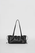 ALO Leather Mesh Mini Unwind Cinch - Black Leather Mesh