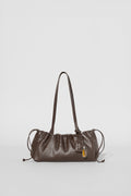 ALO Leather Mesh Mini Unwind Cinch - Espresso Leather Mesh