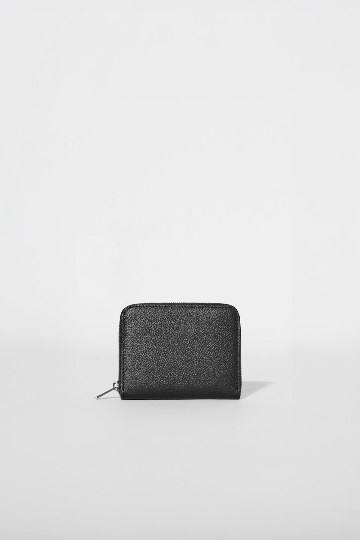 Zip Around Wallet - Black Leather