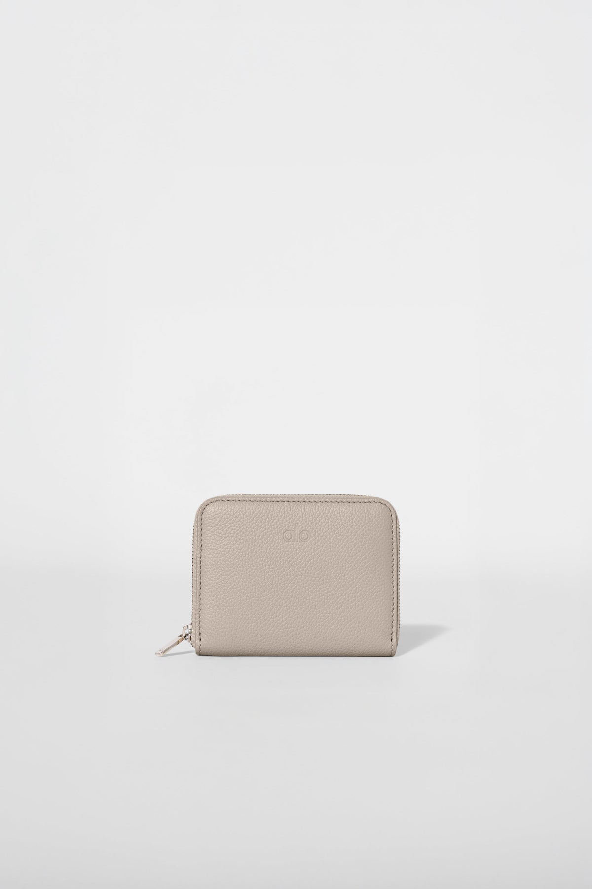 Zip Around Wallet - Gravel Leather