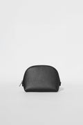 Small Crescent Pouch - Black Leather