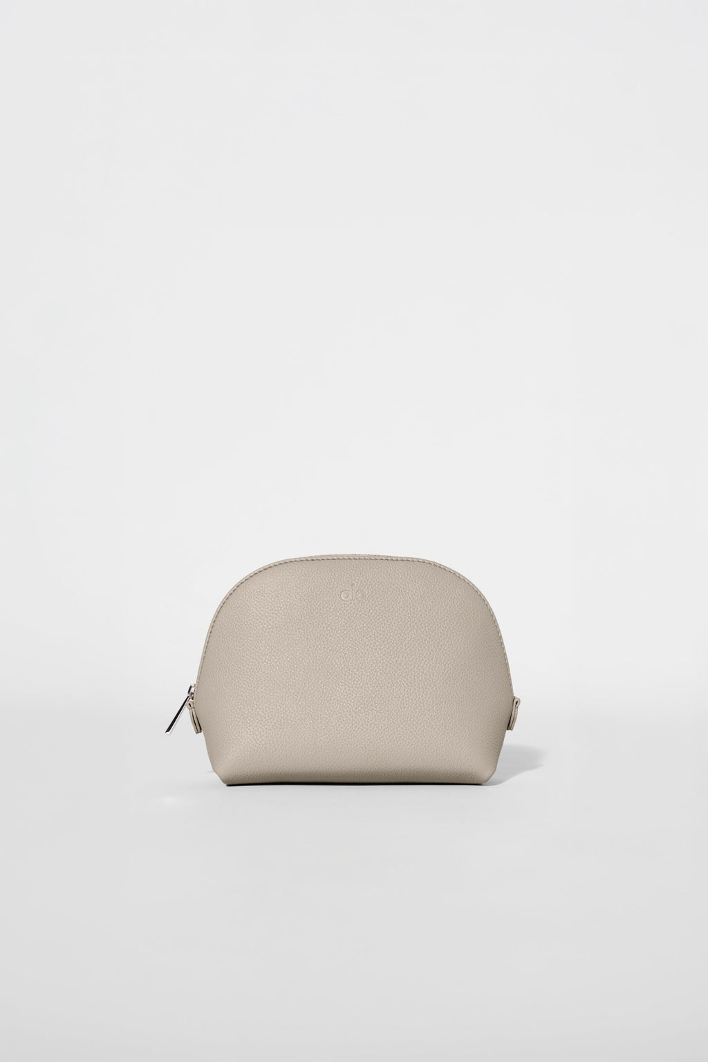 Small Crescent Pouch - Gravel Leather