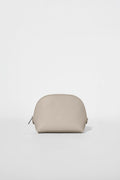 Small Crescent Pouch - Gravel Leather