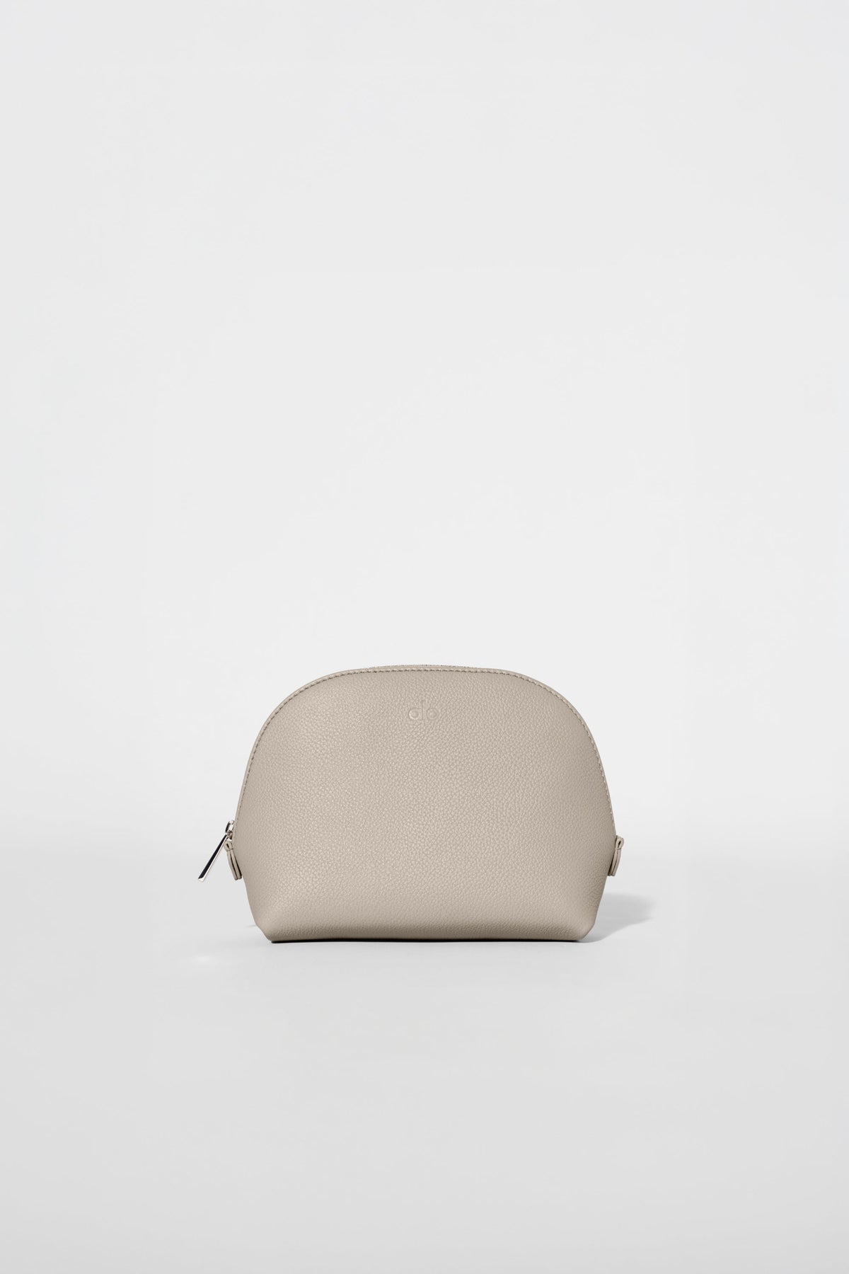 Small Crescent Pouch - Gravel Leather