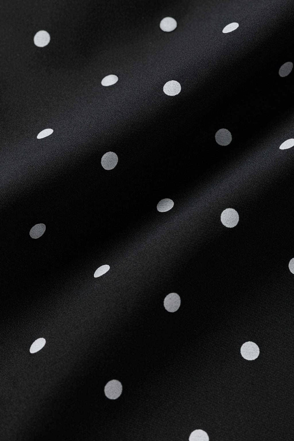Airlift Polka Dot High-Waist Iconic 90's Capri - Black/White